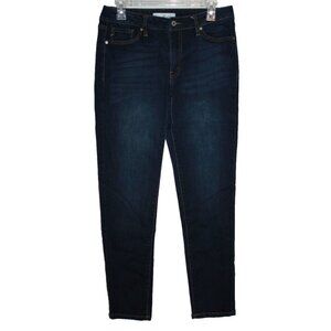 KanCan Jeans Womens 11/29 Blue Dark Wash Skinny Stretch Denim Jean 29x29